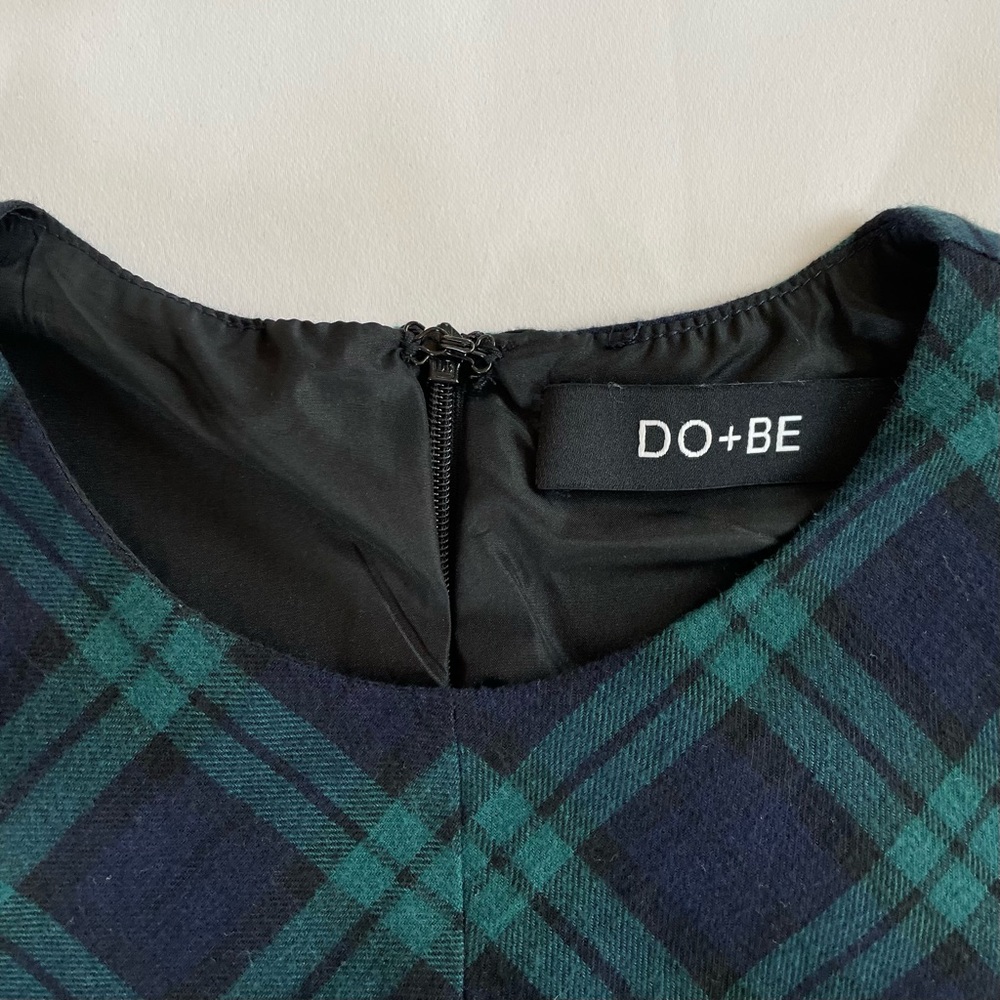 DO+BE Dress Women’s Cutout Wrap Midi Tartan ‘Plaid Behavior' Small - Picture 9 of 16